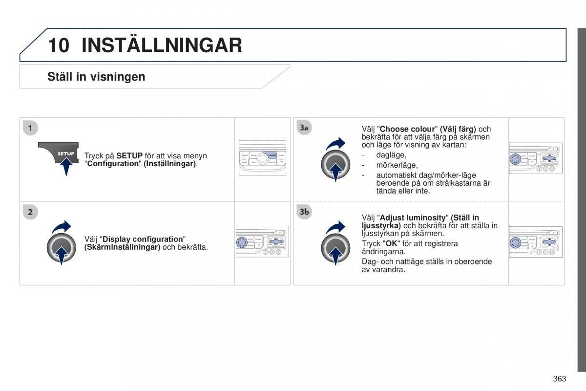 Peugeot 5008 instruktionsbok / page 365