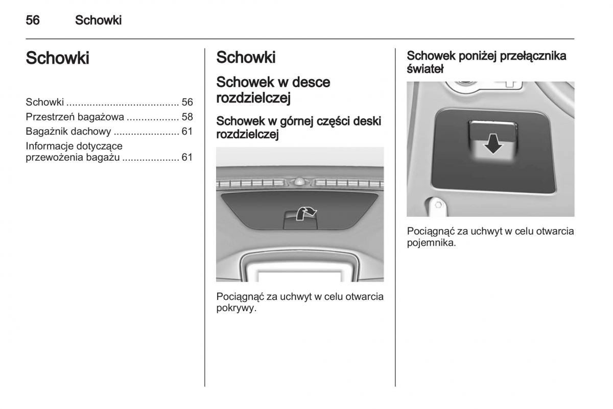 Chevrolet Cruze instrukcja obslugi / page 56