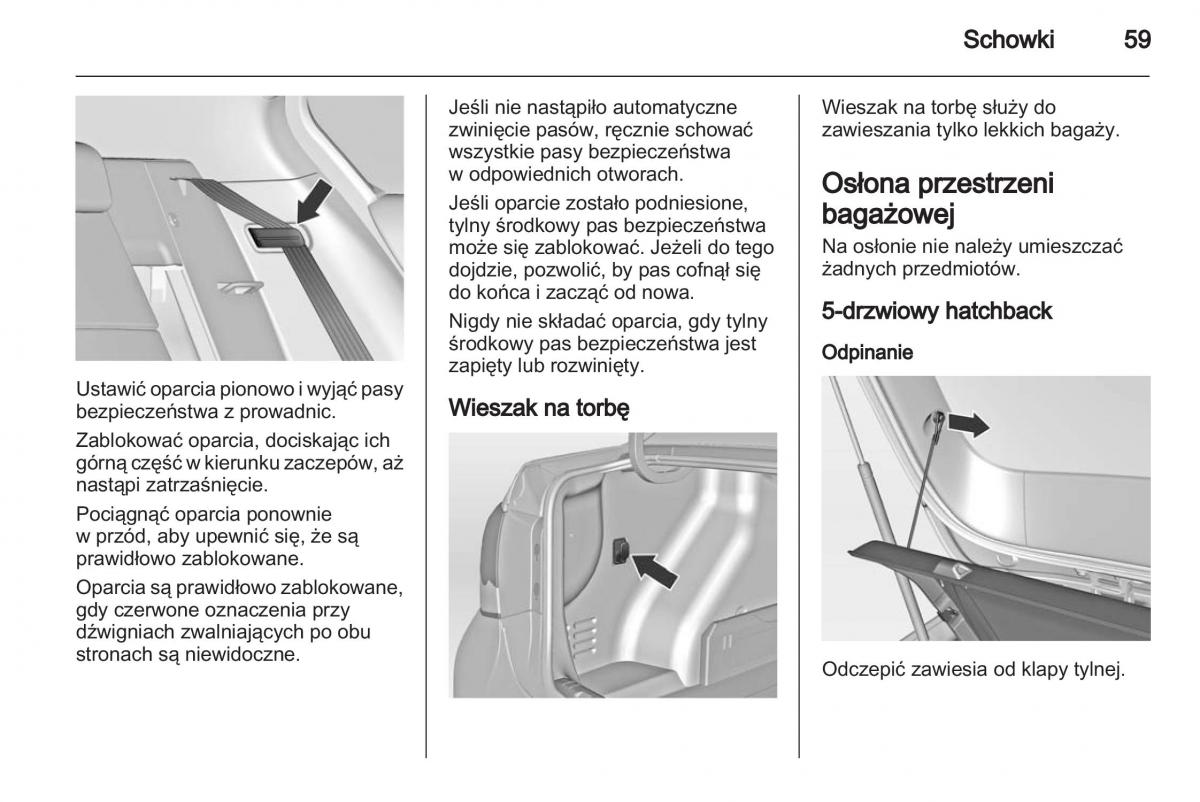 Chevrolet Cruze instrukcja obslugi / page 59