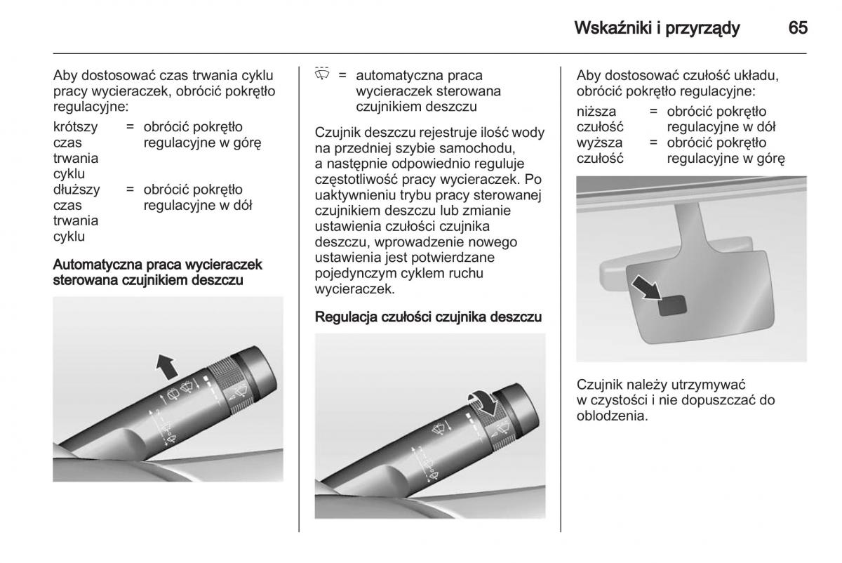 Chevrolet Cruze instrukcja obslugi / page 65