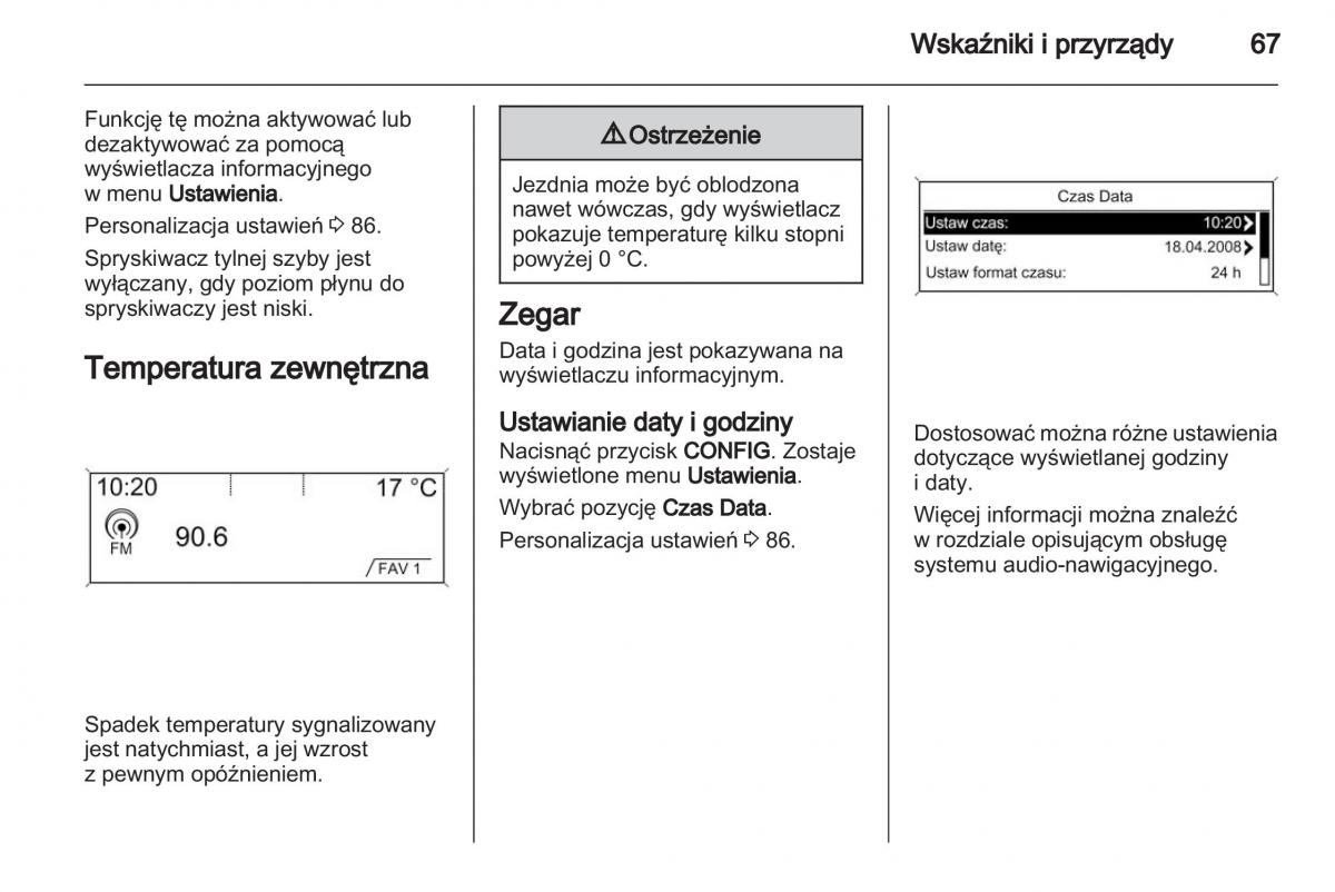 Chevrolet Cruze instrukcja obslugi / page 67