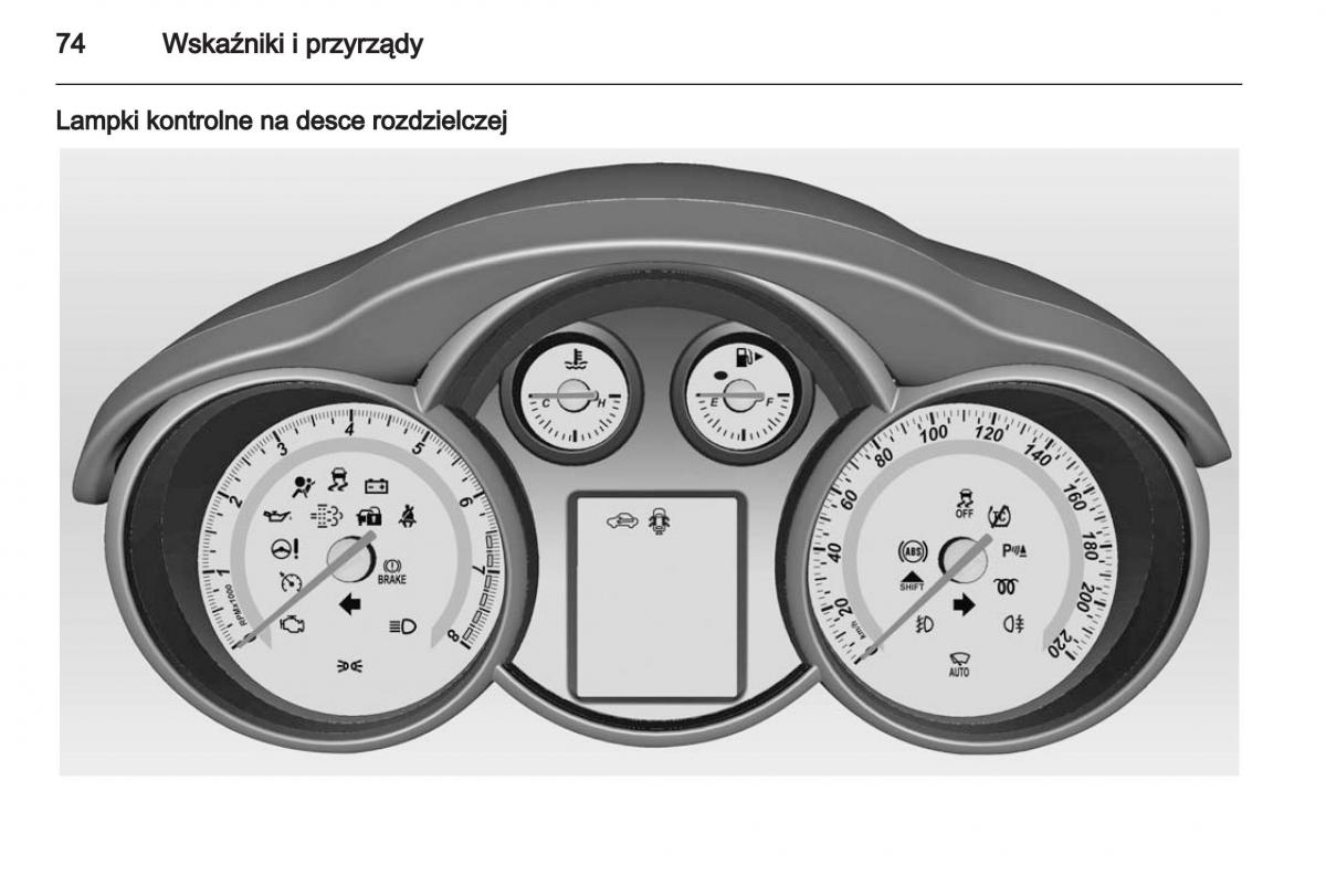 Chevrolet Cruze instrukcja obslugi / page 74