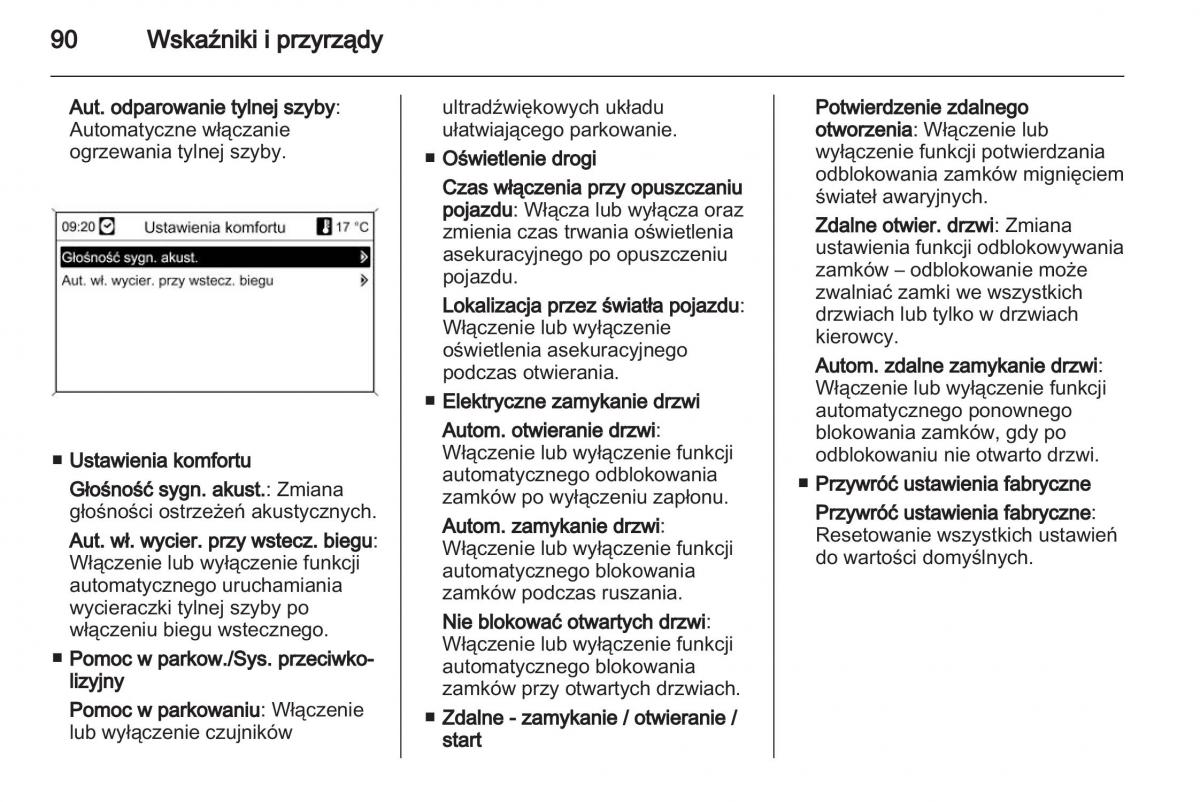 Chevrolet Cruze instrukcja obslugi / page 90