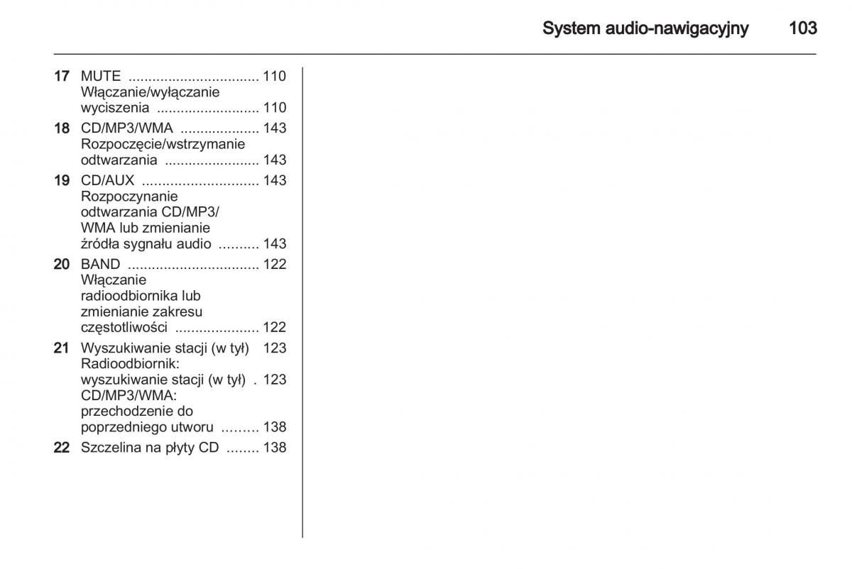 Chevrolet Cruze instrukcja obslugi / page 103