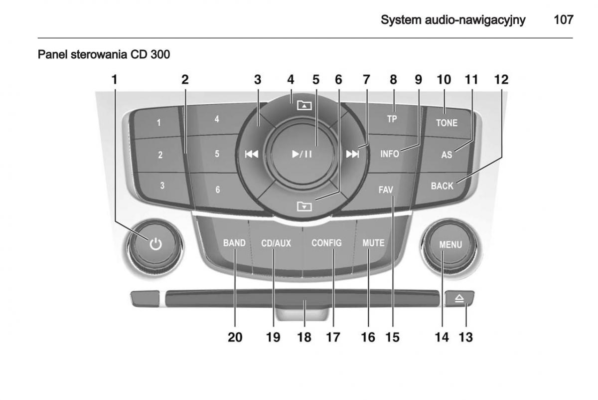 Chevrolet Cruze instrukcja obslugi / page 107