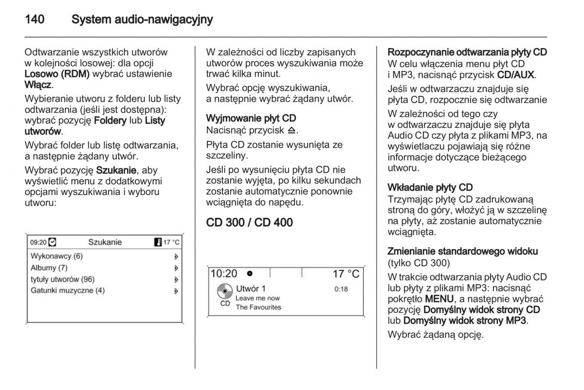 Chevrolet Cruze instrukcja obslugi / page 140