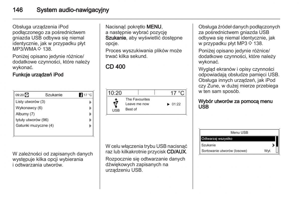 Chevrolet Cruze instrukcja obslugi / page 146