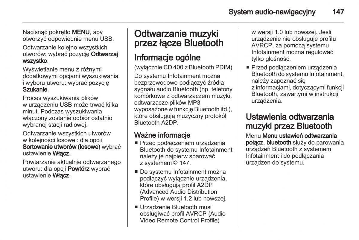 Chevrolet Cruze instrukcja obslugi / page 147