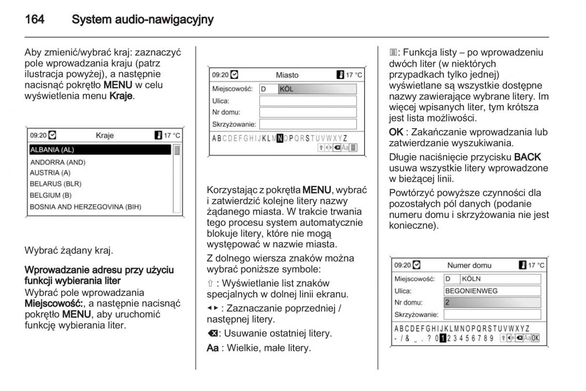 Chevrolet Cruze instrukcja obslugi / page 164