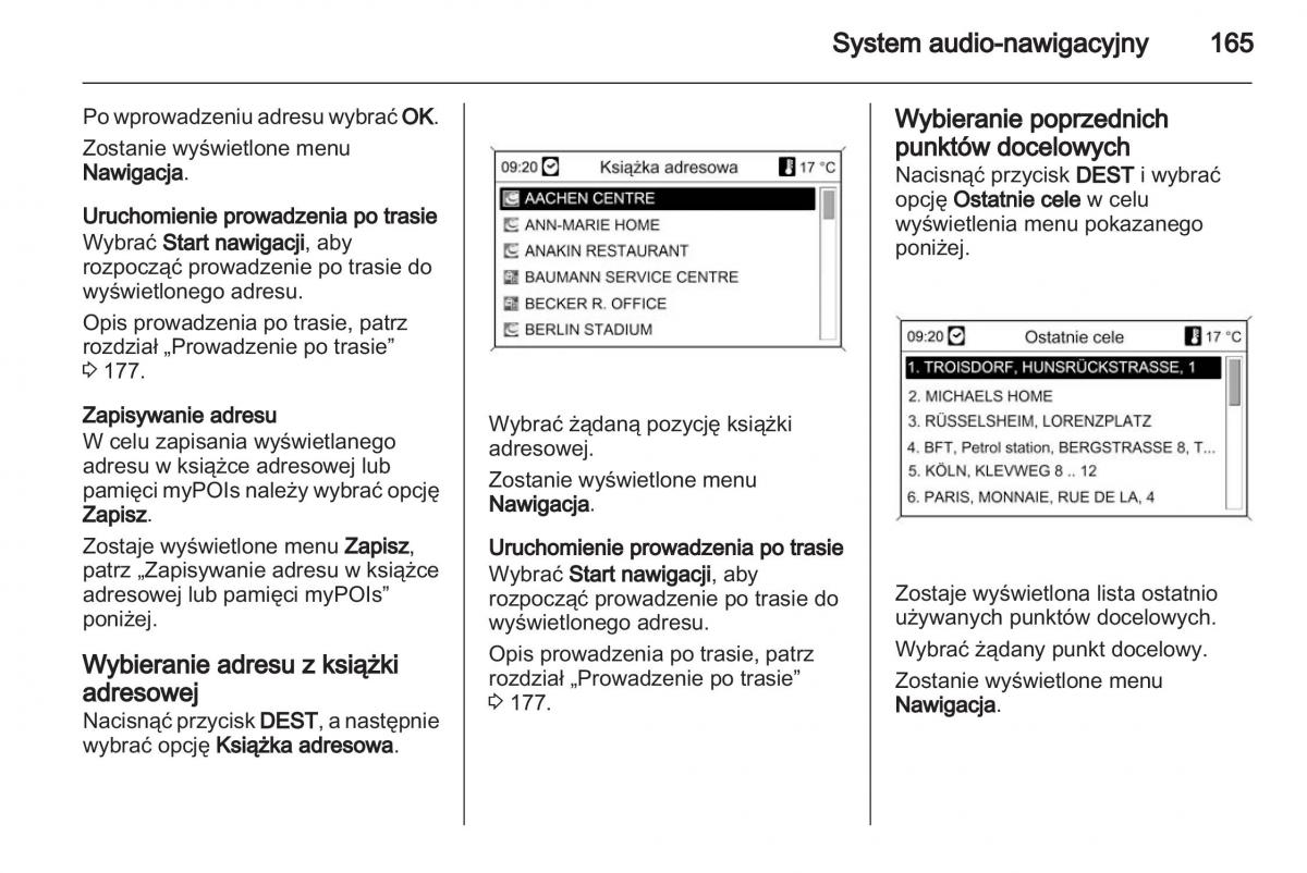 Chevrolet Cruze instrukcja obslugi / page 165