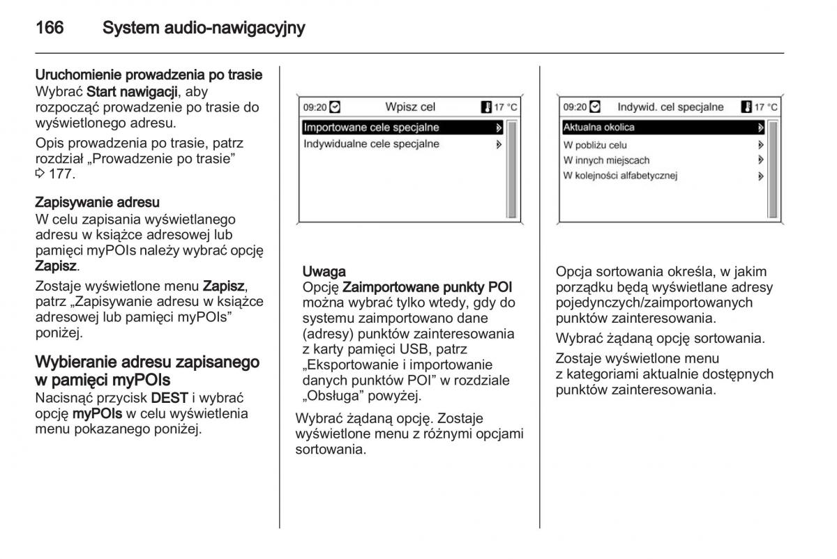 Chevrolet Cruze instrukcja obslugi / page 166