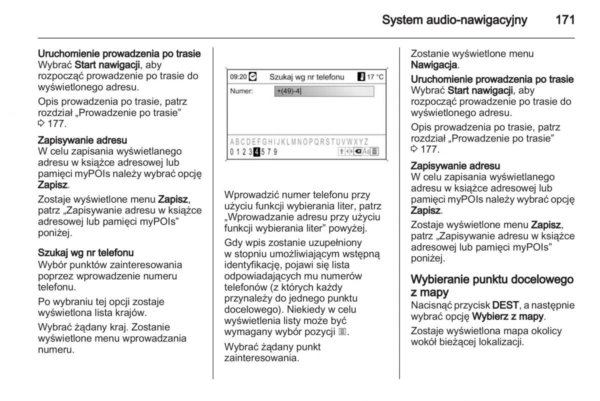 Chevrolet Cruze instrukcja obslugi / page 171