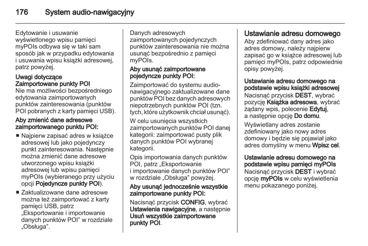 Chevrolet Cruze instrukcja obslugi / page 176