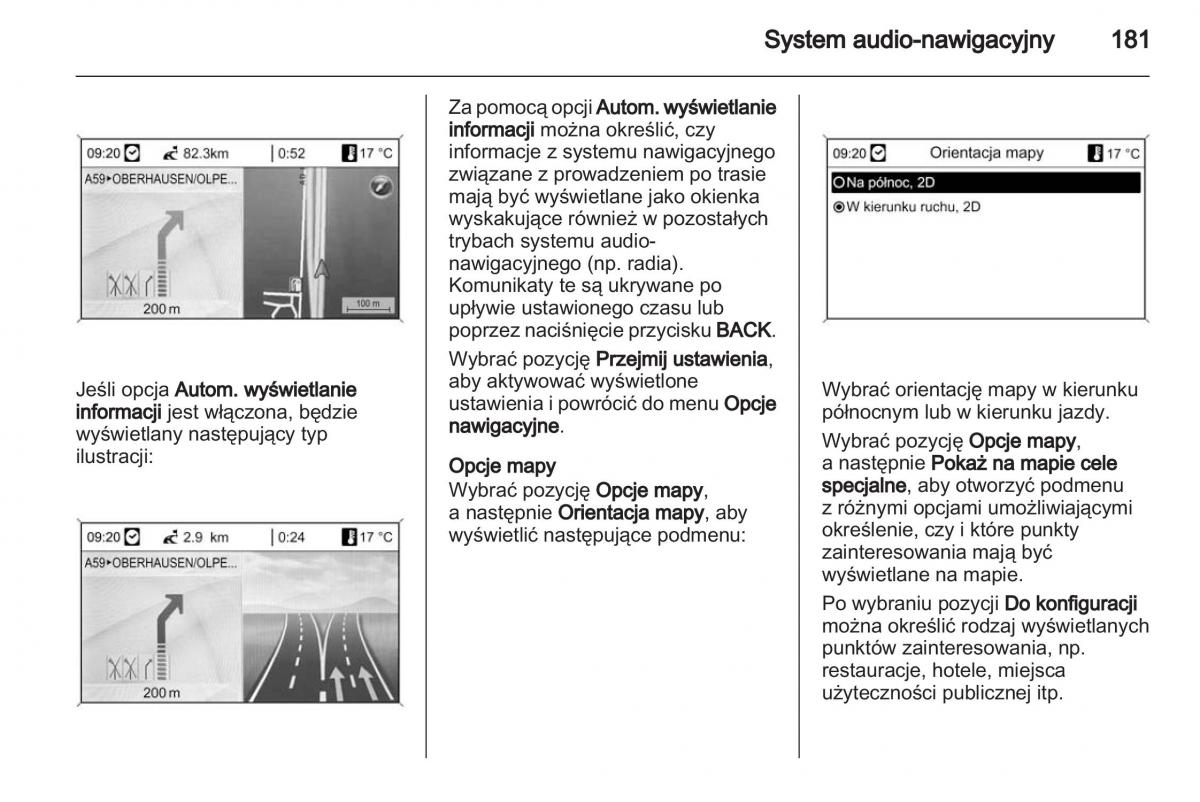 Chevrolet Cruze instrukcja obslugi / page 181