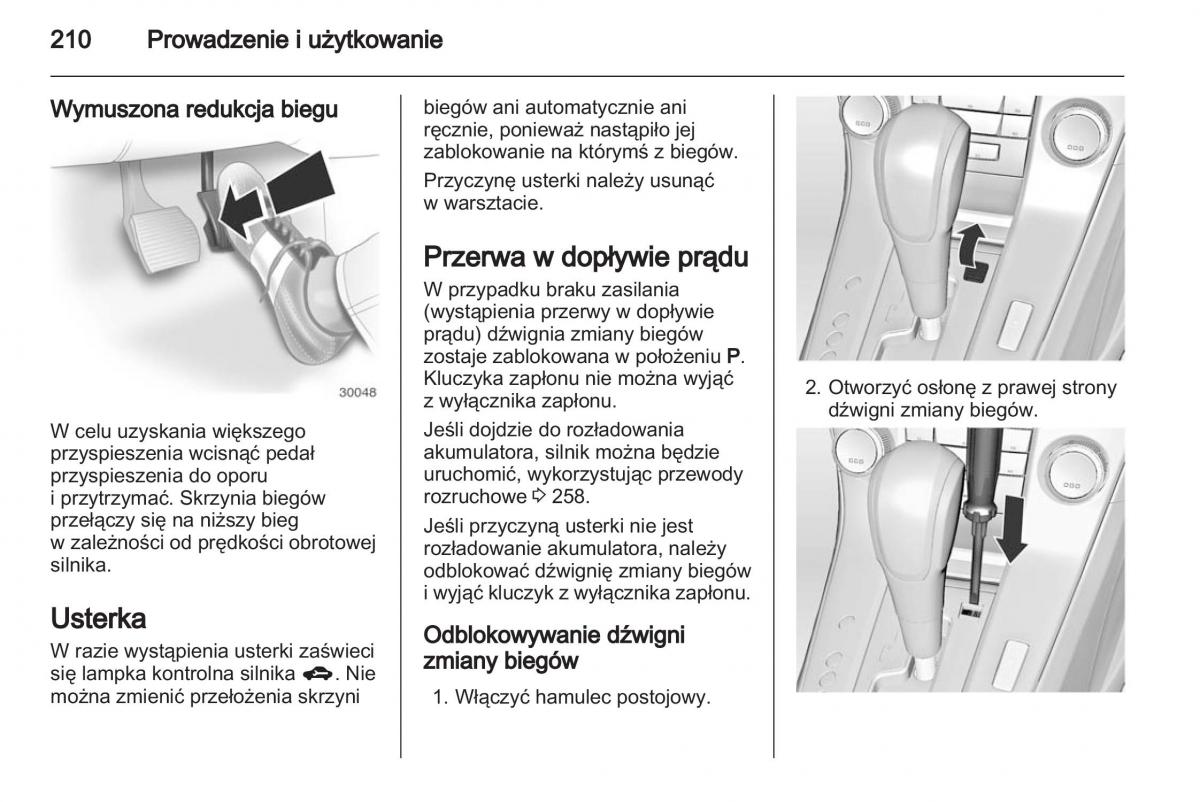 Chevrolet Cruze instrukcja obslugi / page 210