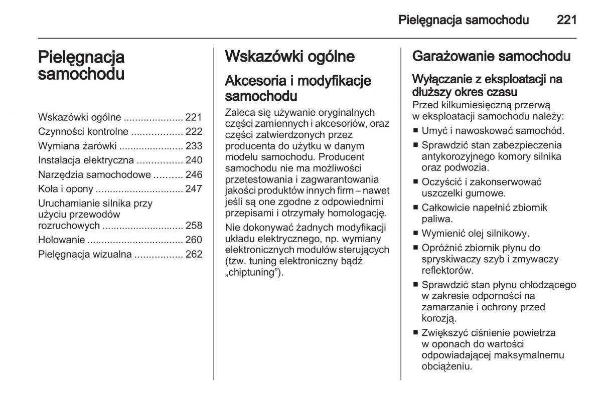 Chevrolet Cruze instrukcja obslugi / page 221