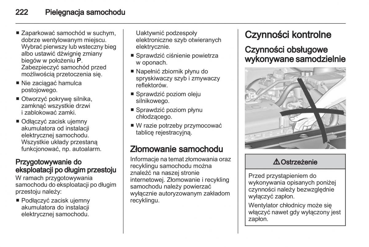 Chevrolet Cruze instrukcja obslugi / page 222