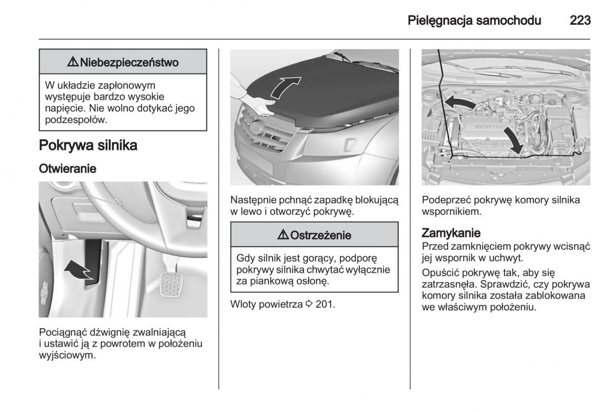 Chevrolet Cruze instrukcja obslugi / page 223