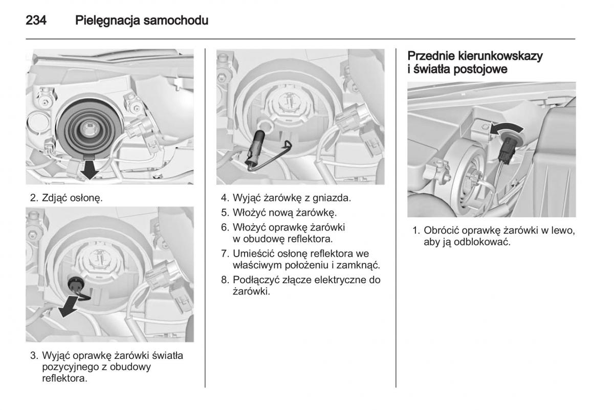 Chevrolet Cruze instrukcja obslugi / page 234