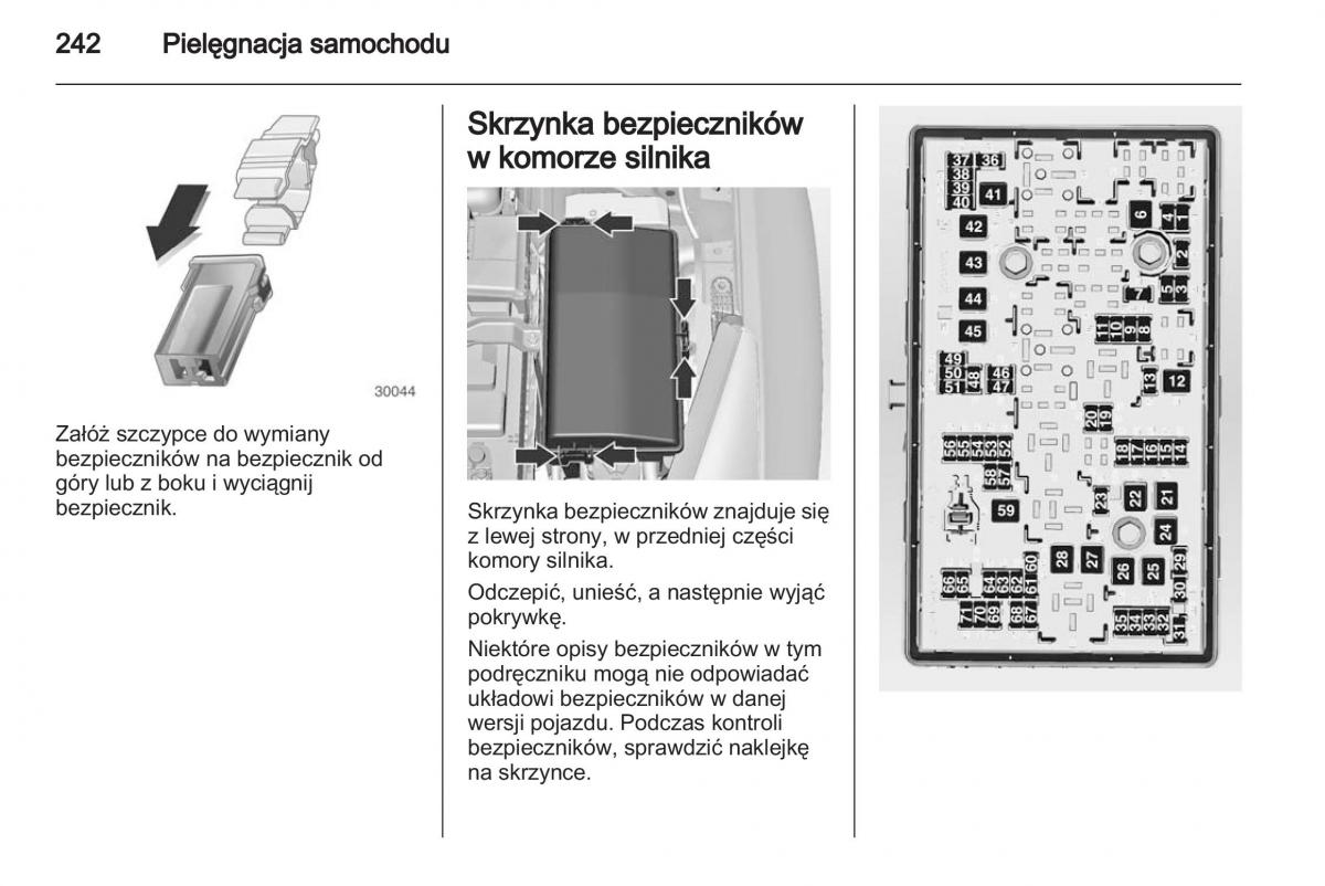 Chevrolet Cruze instrukcja obslugi / page 242