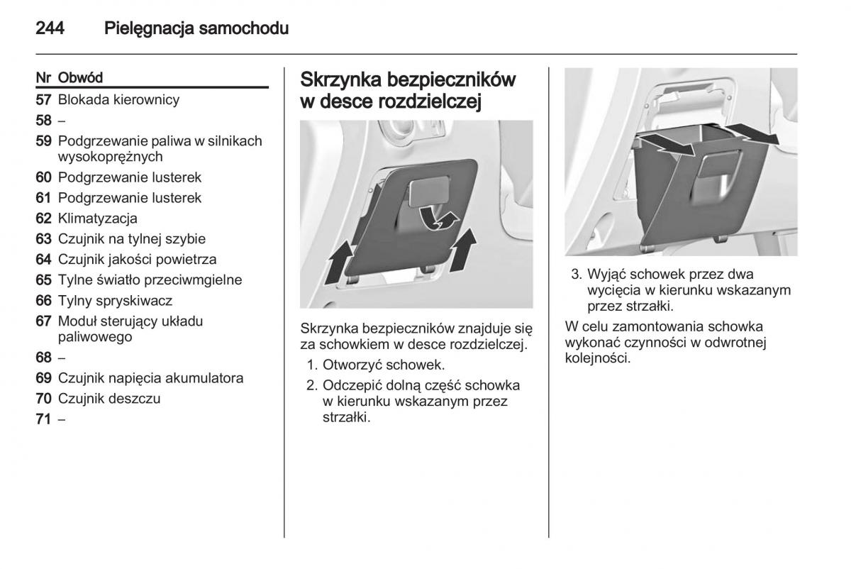 Chevrolet Cruze instrukcja obslugi / page 244