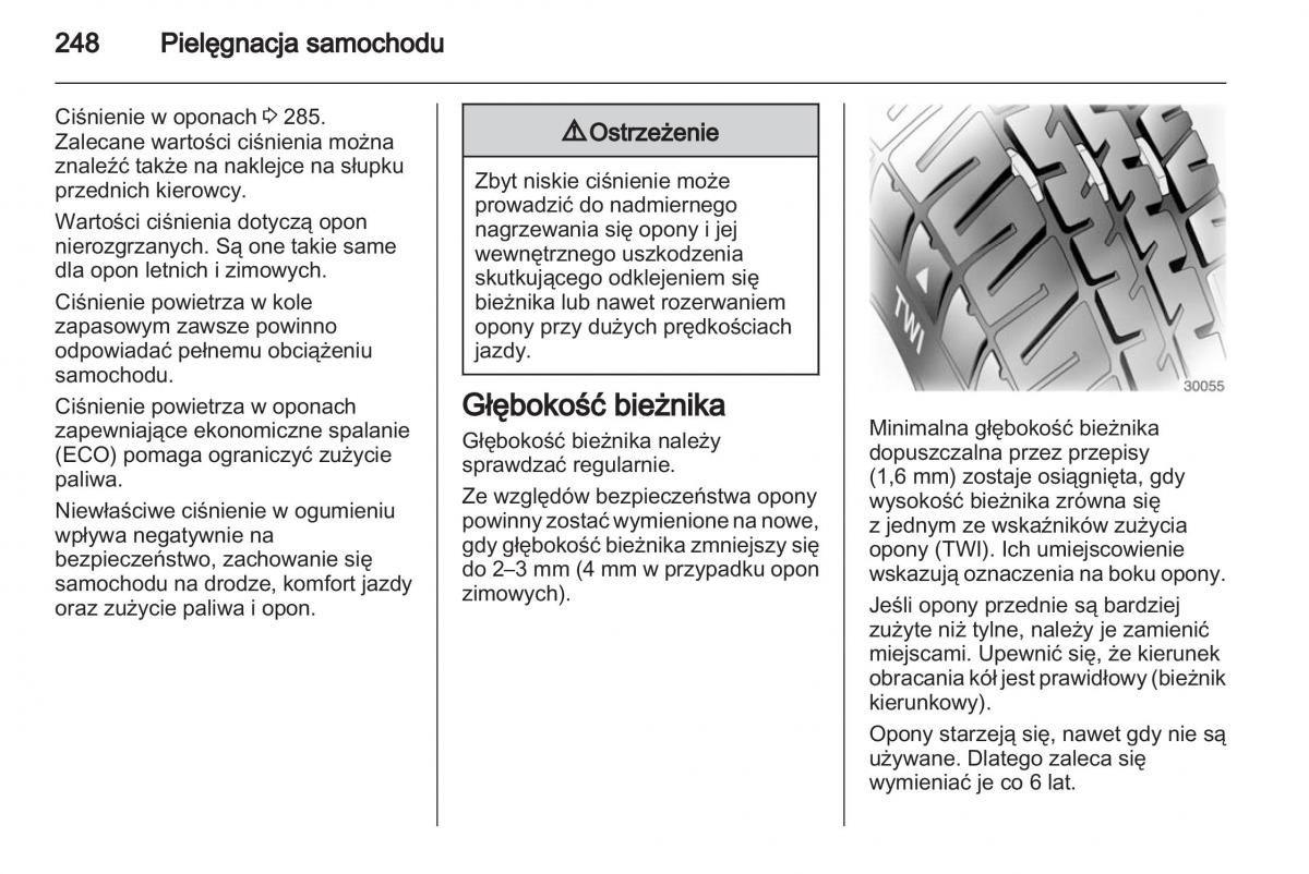 Chevrolet Cruze instrukcja obslugi / page 248