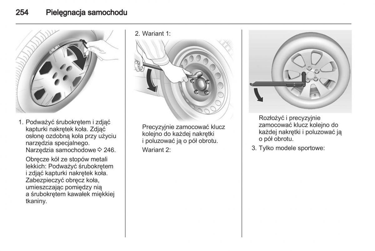 Chevrolet Cruze instrukcja obslugi / page 254