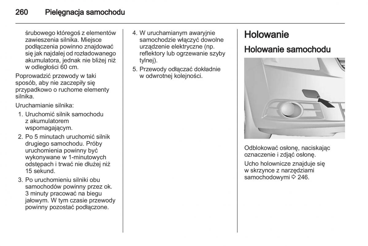 Chevrolet Cruze instrukcja obslugi / page 260