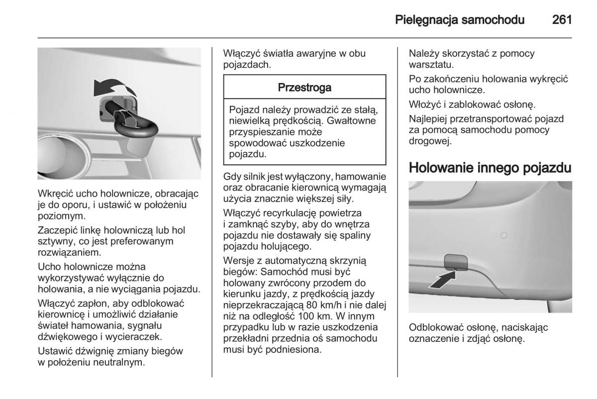 Chevrolet Cruze instrukcja obslugi / page 261