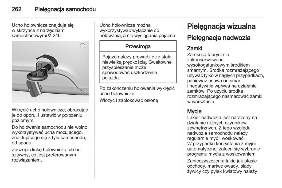 Chevrolet Cruze instrukcja obslugi / page 262