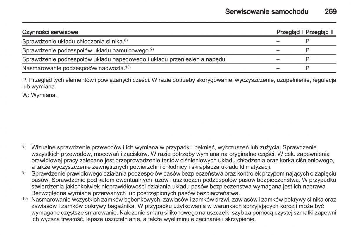 Chevrolet Cruze instrukcja obslugi / page 269