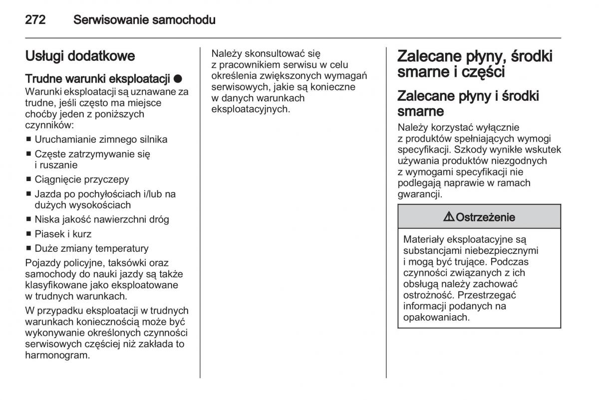 Chevrolet Cruze instrukcja obslugi / page 272