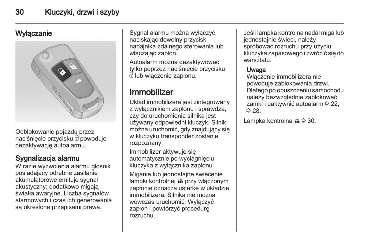 Chevrolet Cruze instrukcja obslugi / page 30