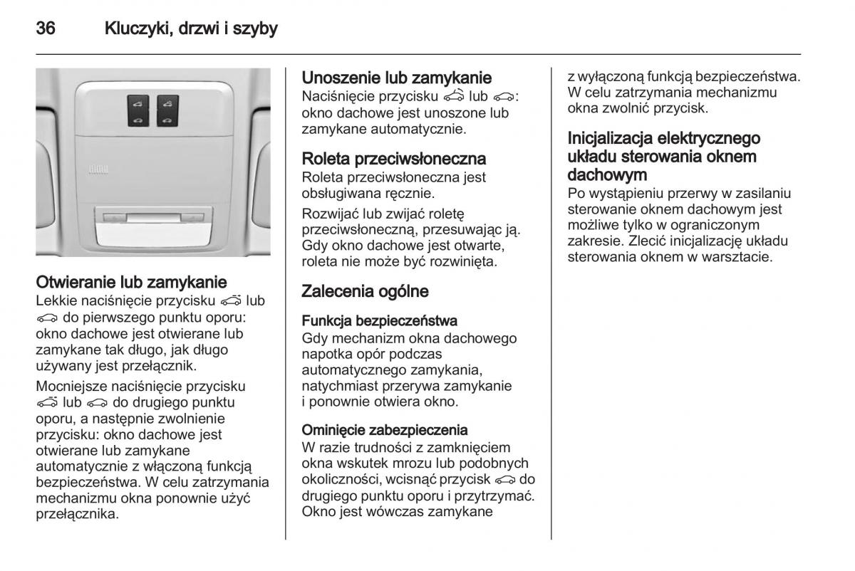 Chevrolet Cruze instrukcja obslugi / page 36