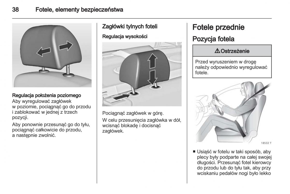 Chevrolet Cruze instrukcja obslugi / page 38