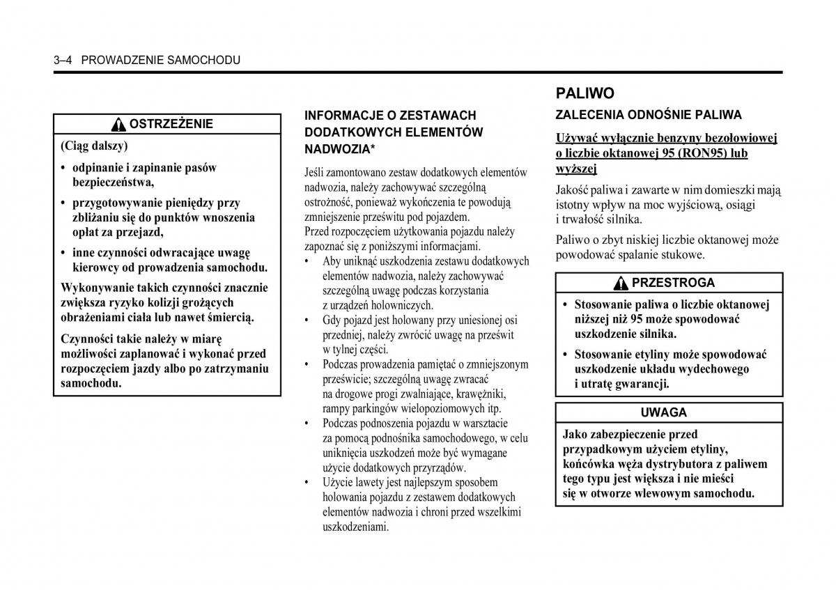 Chevrolet Lacetti instrukcja obslugi / page 100