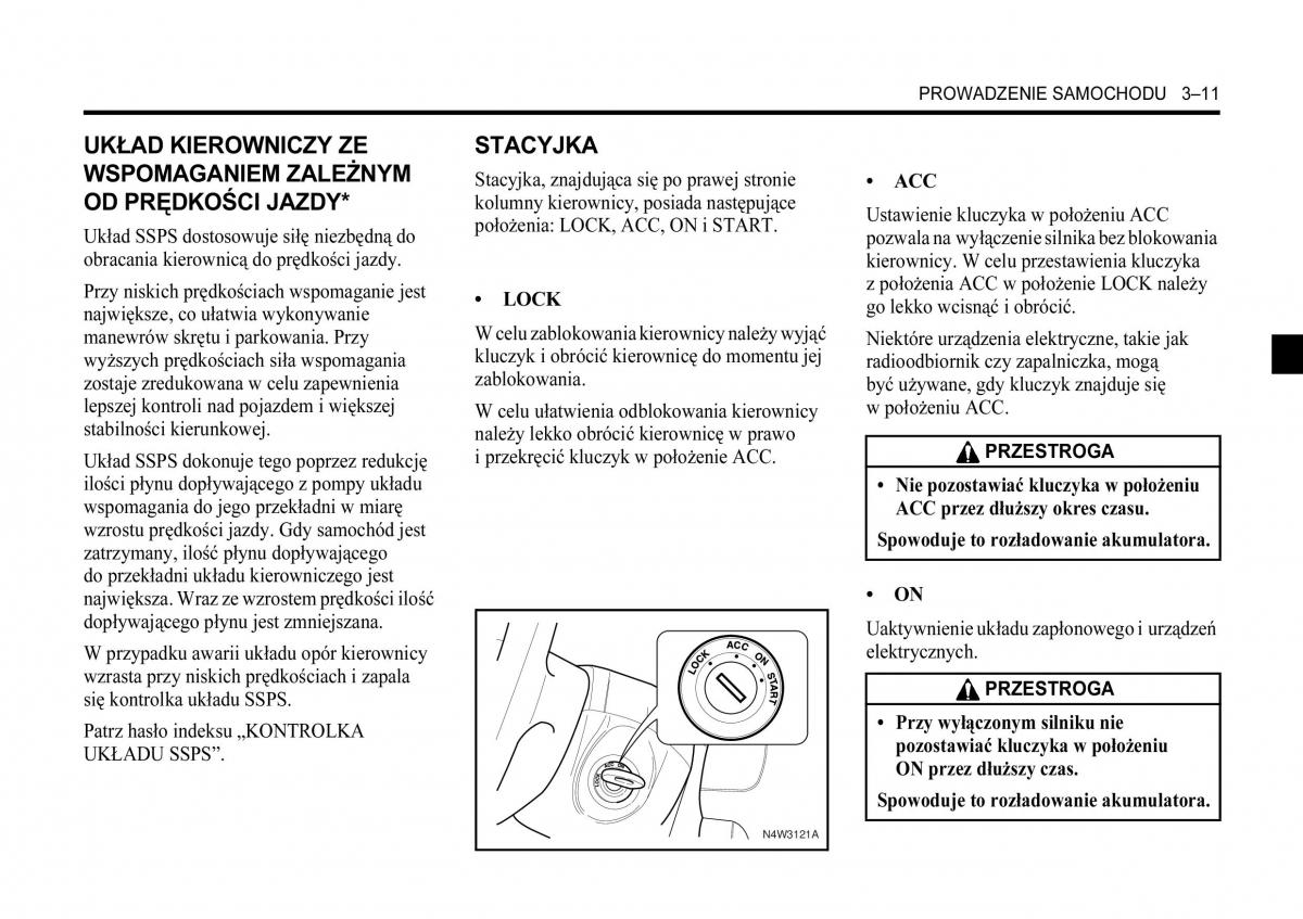 Chevrolet Lacetti instrukcja obslugi / page 107