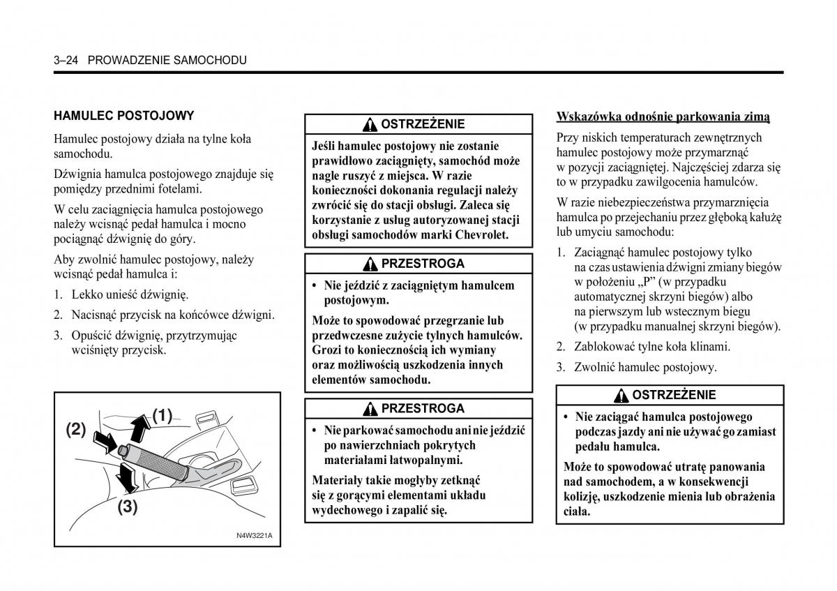 Chevrolet Lacetti instrukcja obslugi / page 120