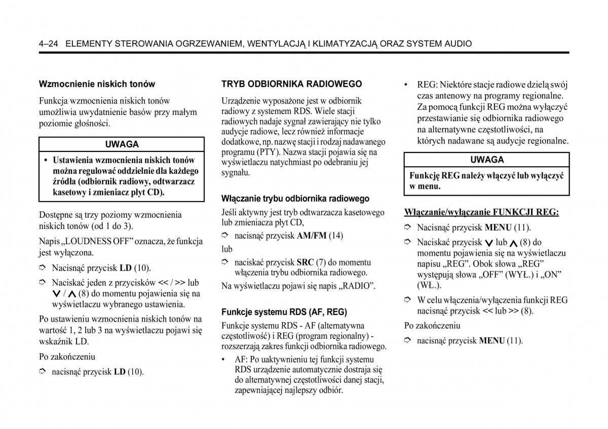 Chevrolet Lacetti instrukcja obslugi / page 158