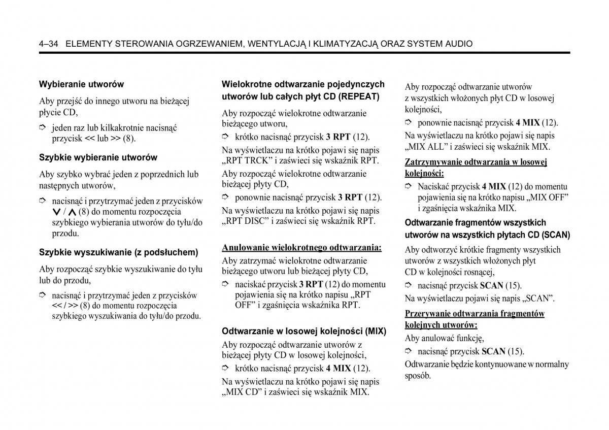 Chevrolet Lacetti instrukcja obslugi / page 168