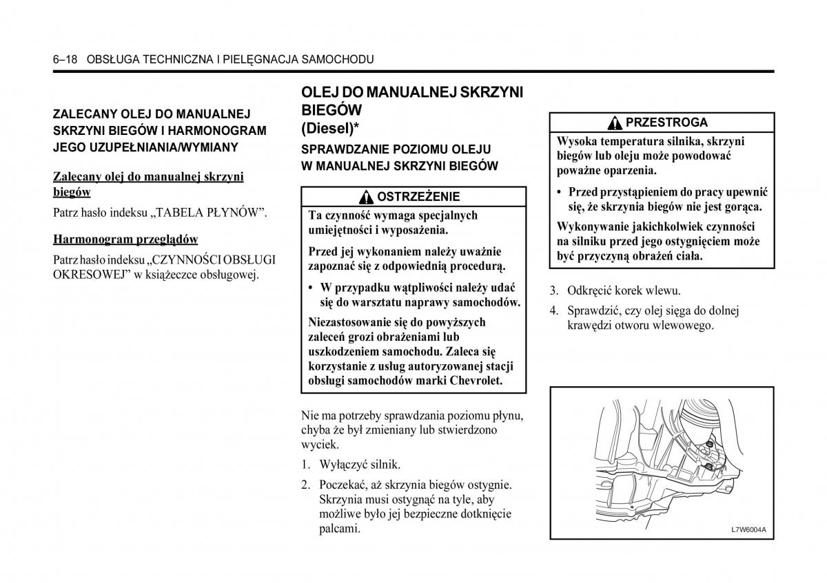 Chevrolet Lacetti instrukcja obslugi / page 228