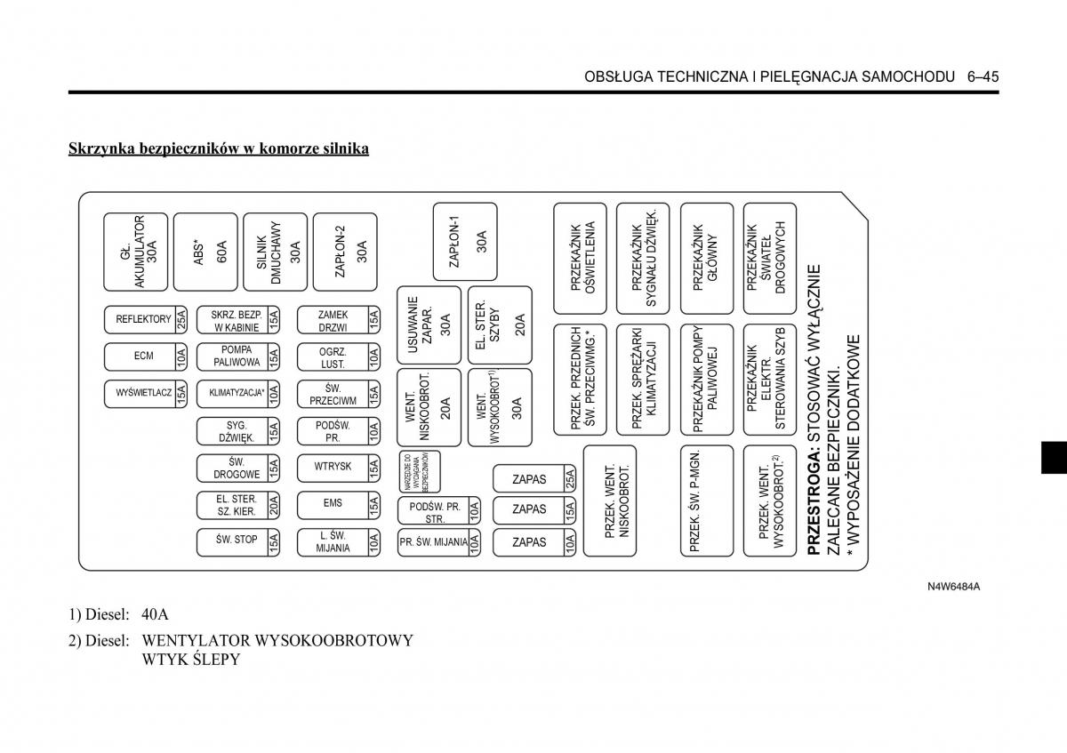 Chevrolet Lacetti instrukcja obslugi / page 255