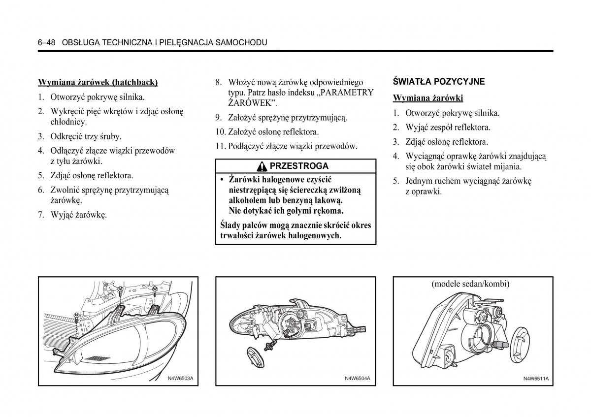 Chevrolet Lacetti instrukcja obslugi / page 258