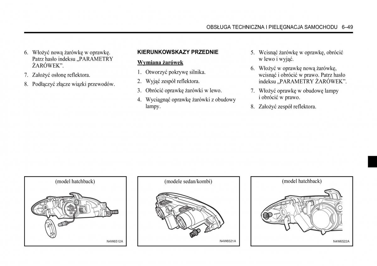 Chevrolet Lacetti instrukcja obslugi / page 259