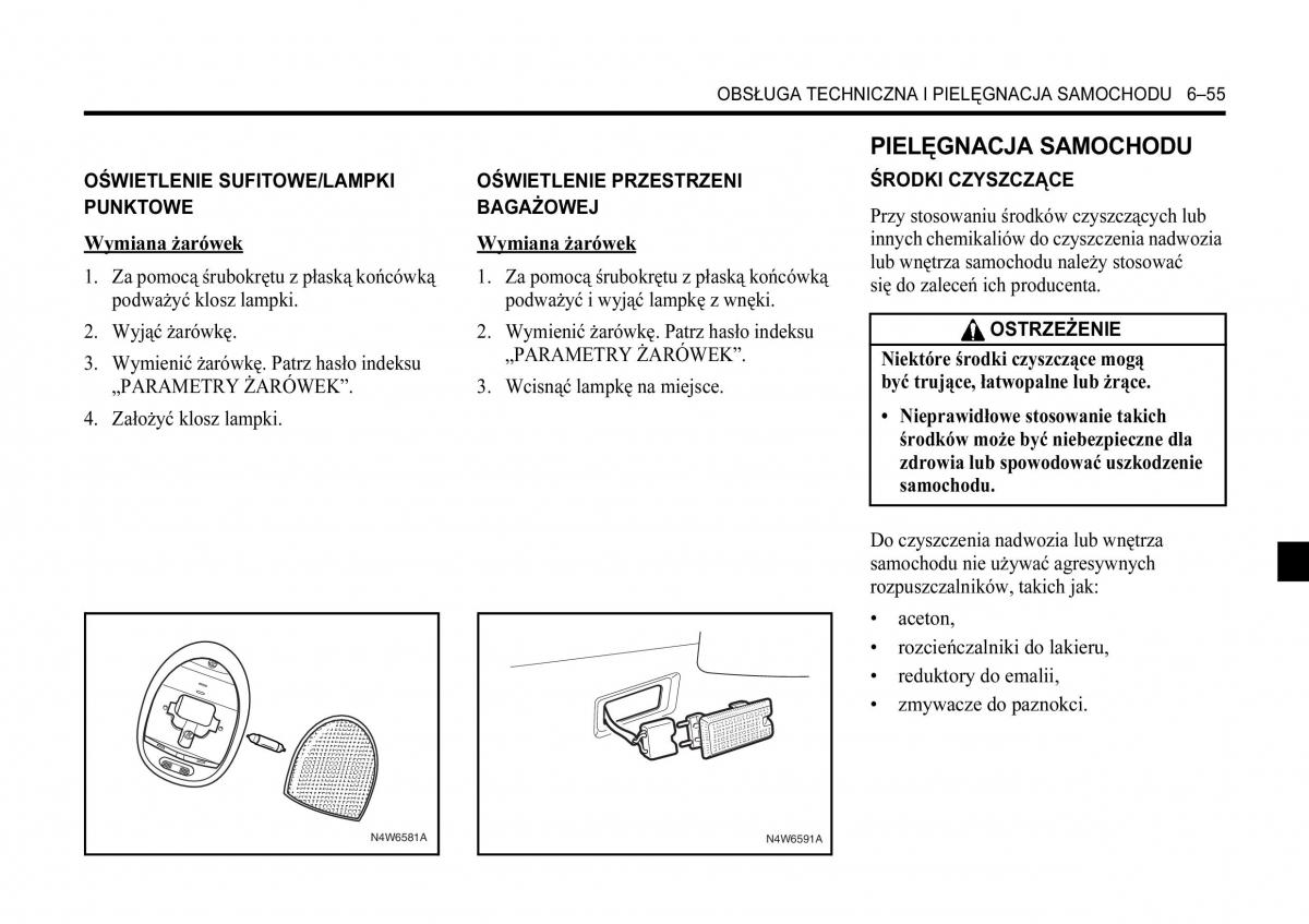 Chevrolet Lacetti instrukcja obslugi / page 265