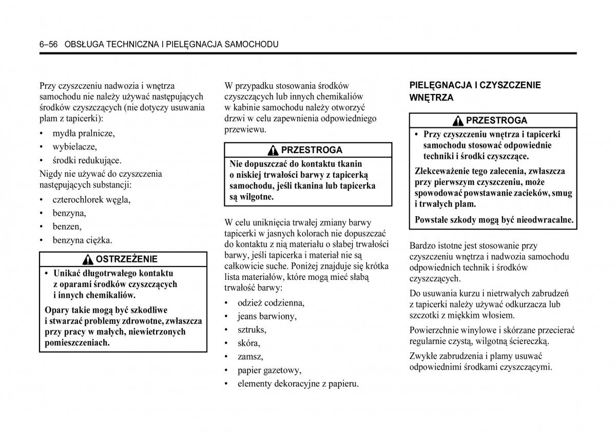 Chevrolet Lacetti instrukcja obslugi / page 266