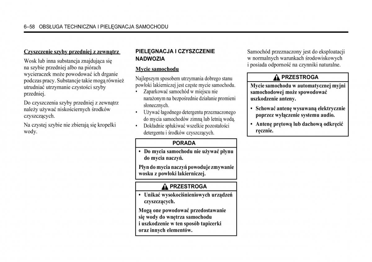 Chevrolet Lacetti instrukcja obslugi / page 268