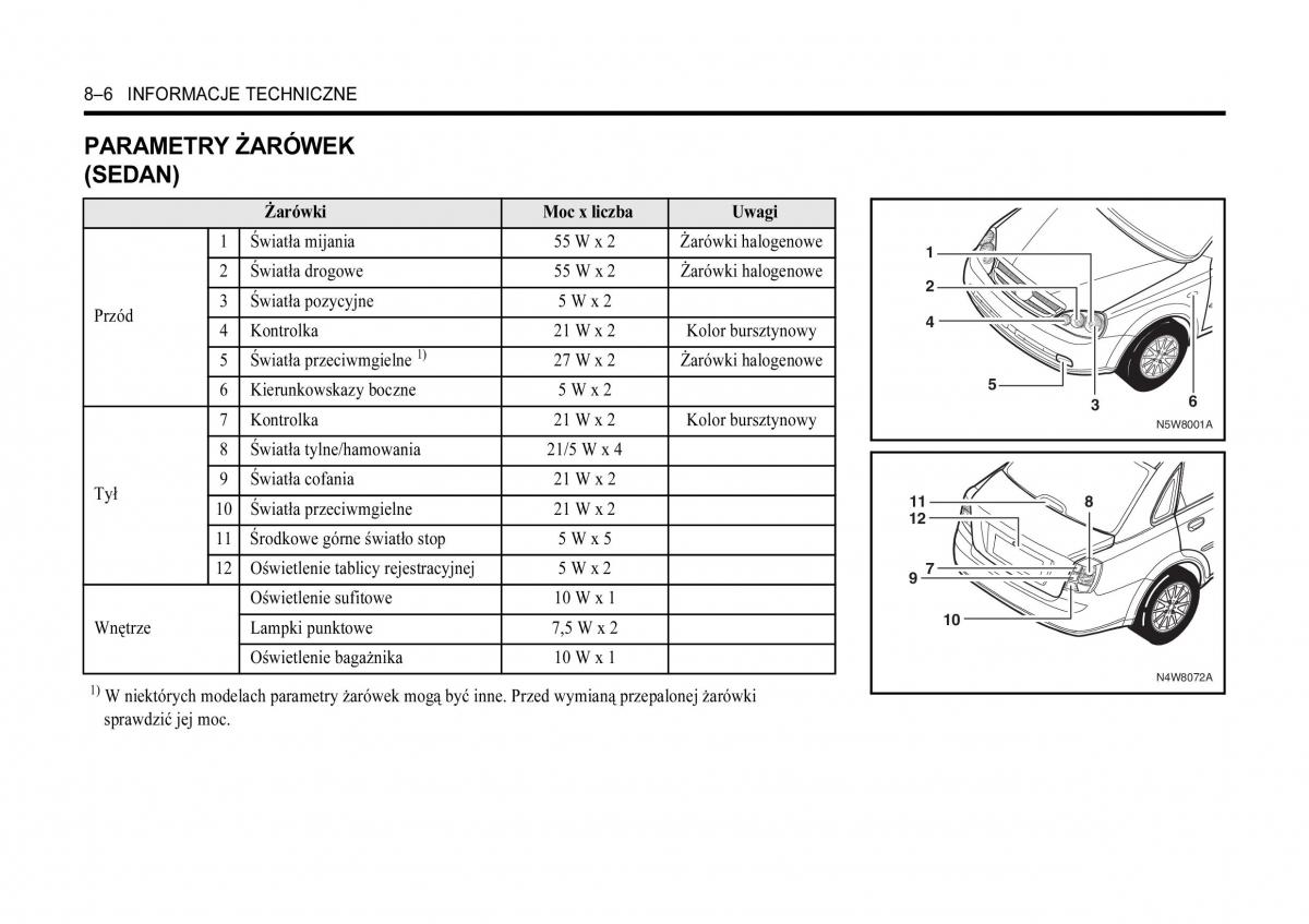 Chevrolet Lacetti instrukcja obslugi / page 278