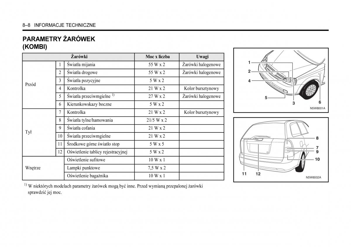 Chevrolet Lacetti instrukcja obslugi / page 280