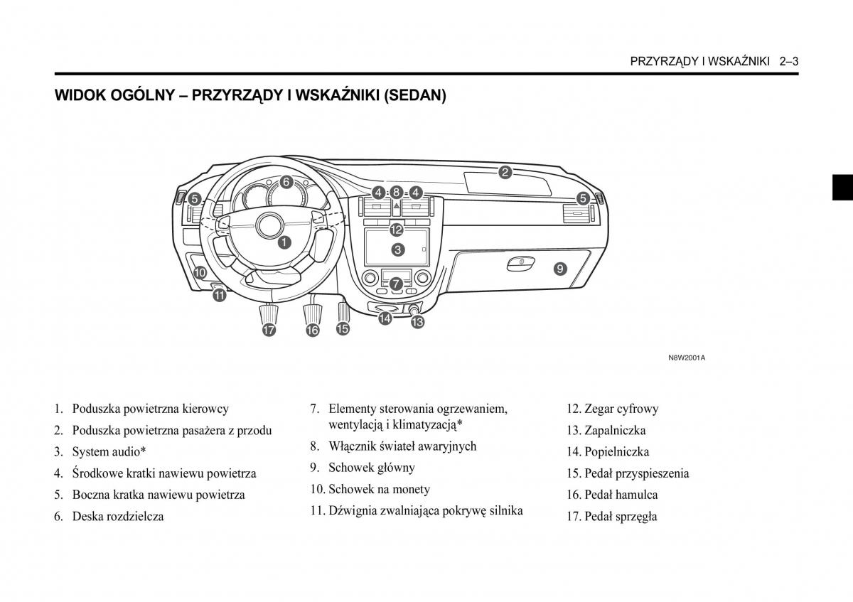 Chevrolet Lacetti instrukcja obslugi / page 37